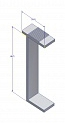 Алюминиевый профиль для окантовки съёмных панелей приточной камеры ПК/ЮП 819